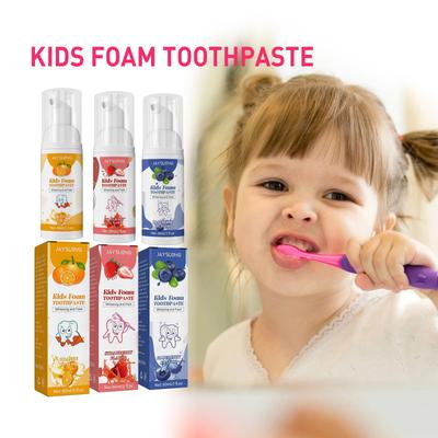 Çocuk Diş Macunu Çocuklar İçin Köpüklü Diş Macunu, 60ml, Süt Dişlerine Özel Cay Koruması Düşük Florürlü Çocuk Diş Macunu