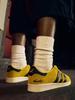 Chaussures Adidas Jabbar Lo X Collaboration Bruce Lee Baskets Style Rétro Basses - Adidas Feuille à Trois Feuilles JR1597
