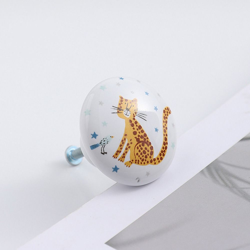 

Wardrobe Pulls Animal Furniture Handles with Screw Cabinets Drawers Knobs Children s Room Style 4