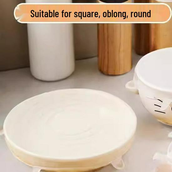 Silicone Stretch Bowl Lid Cover - Universal Food Seal Wrap