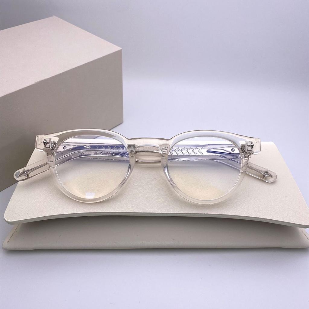 High Quality Optical Frame Ron Plate Round Frame Glasses Plain And Versatile Anti-Blue Light
