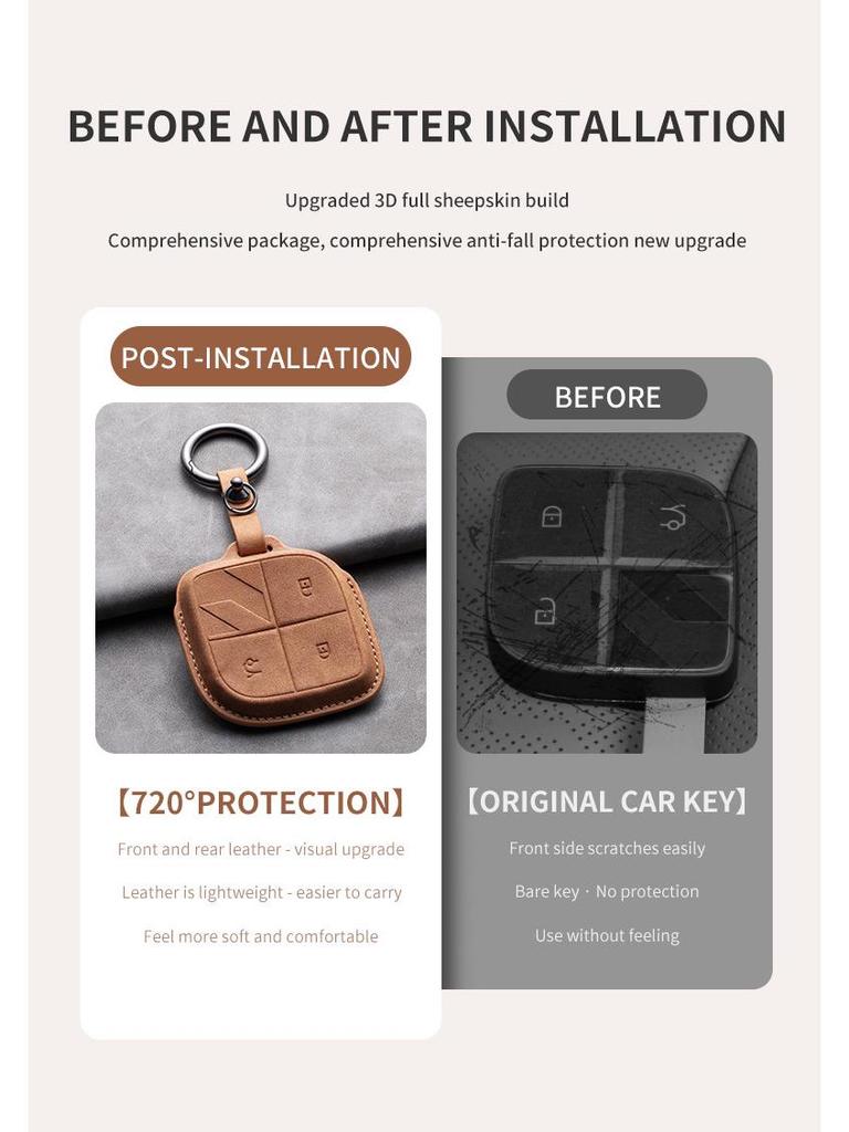 Lynk & Co 08 Key Case 2023: Protective Shell Bag for New Model Car Keys