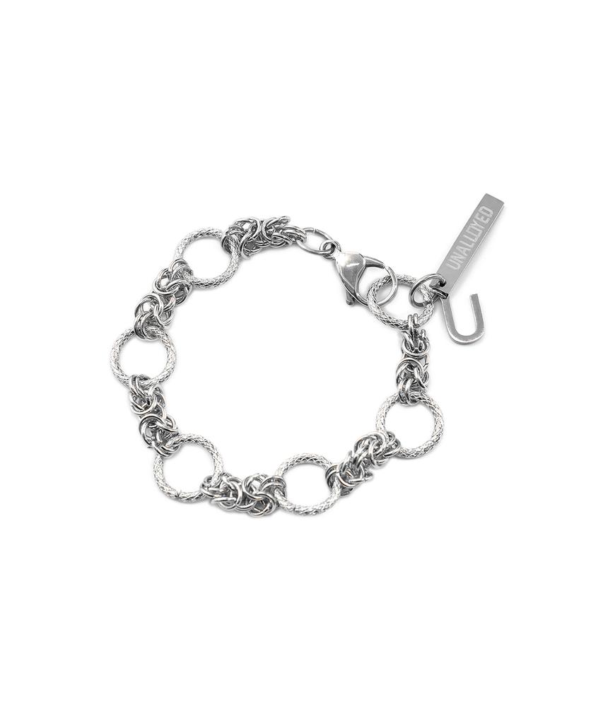 Unalloyed Pendant Chain Bracelet / Silver