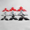 Autocollant Logo 3D ABS Calandre Avant Coffre Volant de Voiture Pour Mitsubishi Ralliart XASX L200 Colt Outlander Pajero EX