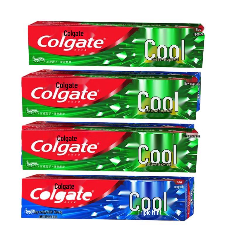 Colgate Ice Triple Mint & Longjing Tea Toothpaste Set