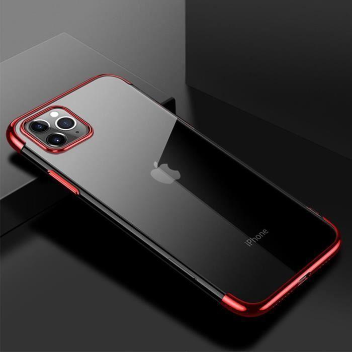 Coque de Protection - PROSHOP - pour iPhone 12 Pro - Souple - Gel silicone - Contour chromé