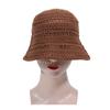 Summer Bucket Fisherman Hat Women Hollow Out Sun Cap Outdoor Casual Versatile Panama Hats Crochet Foldable Beach Caps
