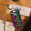 Neon Chevron Geometric Phone Case for IPhone 17AIR 16E 16 15 14 13 12 11 17 Pro Max Plus Double-layer Back Cover