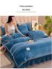 2026 Solid Color Thickened Milk Velvet Flannel Duvet Cover