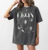 T-shirt Estiva Taglie Forti Donna Leon Kennedy Resident Evil 9 Cotone Traspirante Elegante Versatile Stile Streetwear Oversize