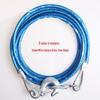 Car Rescue Tow Rope with Steel Wire Hooks