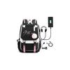 (black) Stray Kids Backpack Mochila Kids Capacity Bags