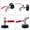 BC Tank Adapter IBC Tote Tank Drain Adapter S60X6 To Brass Garden Tap with 1/2" Hose Fitting Oil Fuel Water
