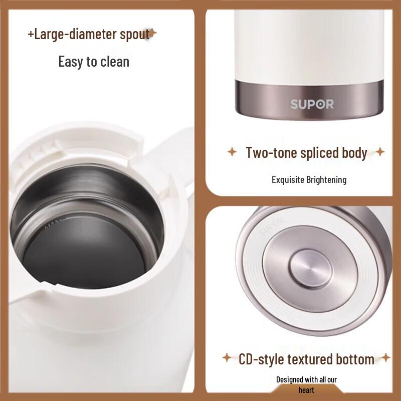 SUPOR Large Capacity Insulated Thermos Kettle