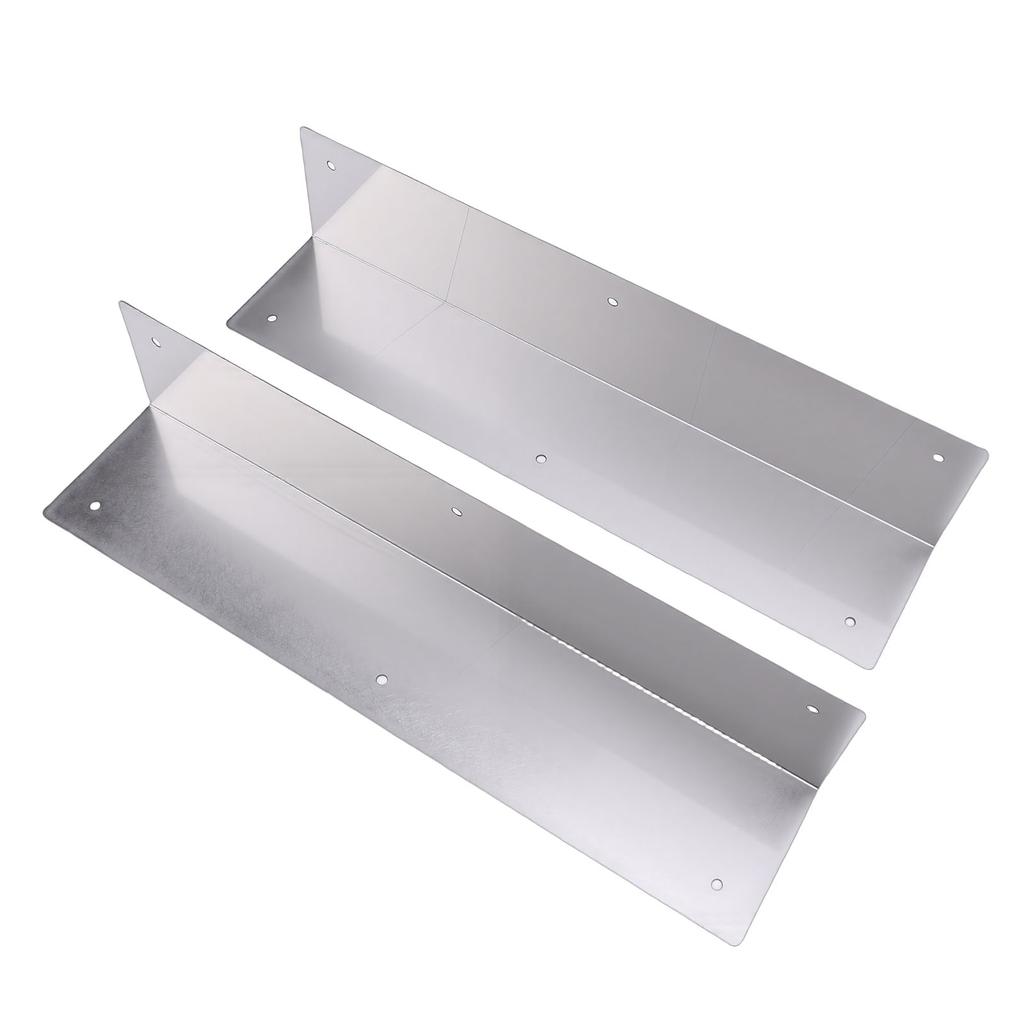 2pcs Stainless Steel Corner Guards Siding Corner Guards Protector 89 Degree Angle Weed Whacking Protection for Outside