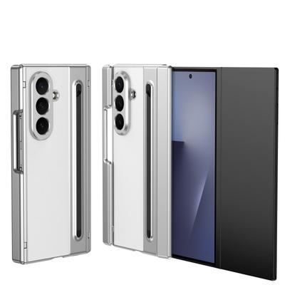 For Samsung Galaxy Z TriFold Phone Case with Leather Material, Comes with Tempered Glass Screen Protector and Stylus Pen.
