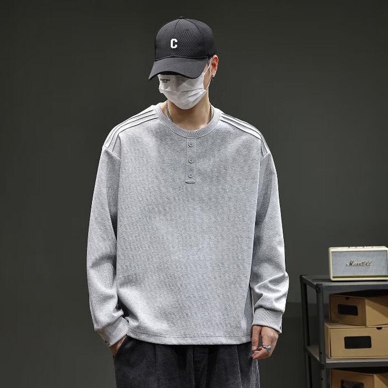 

DK Men s Premium Loose Fit Long-Sleeve Crewneck Sweatshirt 3XL