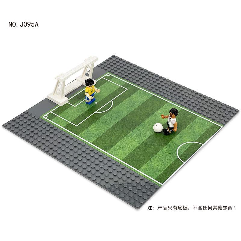Sports Department Minifigures Small Particles Mosaic Building Block Toy Doll Basketball Football Baseplate Accessories