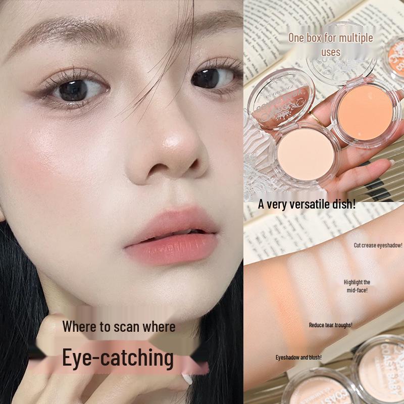 COAST BABY Monochrome Matte Highlight: Multifunctional Eyeshadow, Student Blush & Eye Brightener.
