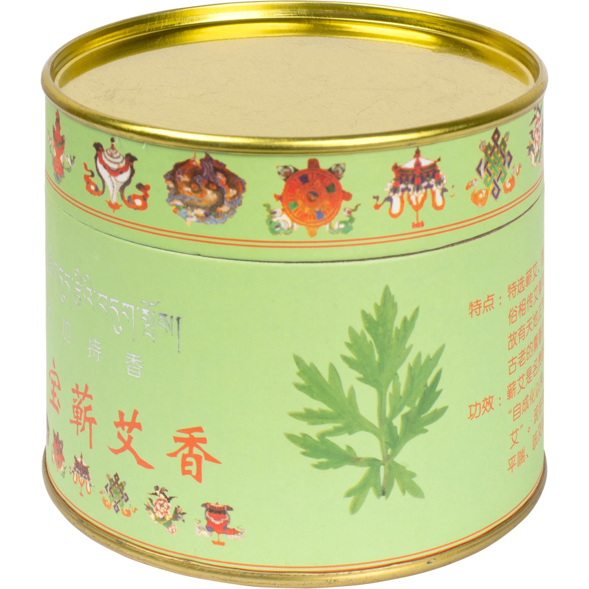 

Ruyi Tang Tibetan Incense, Mugwort Coil and Spiral Incense, Purifying Incense, Space Purification, Meditation Support, Power Stone Purification,
