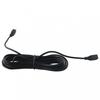 1pc Extension Cable 4 Meters Black Parking Sensor Extension Cable Plastic