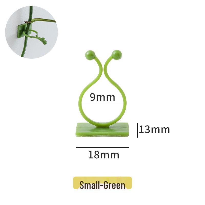 Pothos Wall Clips - Non-marking Hooks for Green Plant Climbing and Vine Support