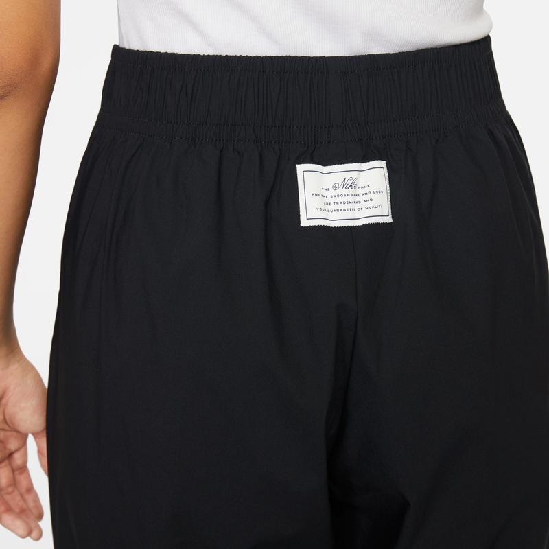 Nike Sportswear Icon Clash Solid Color Printed Logo Jogger Pants Women Bottoms Black White DR6001-010