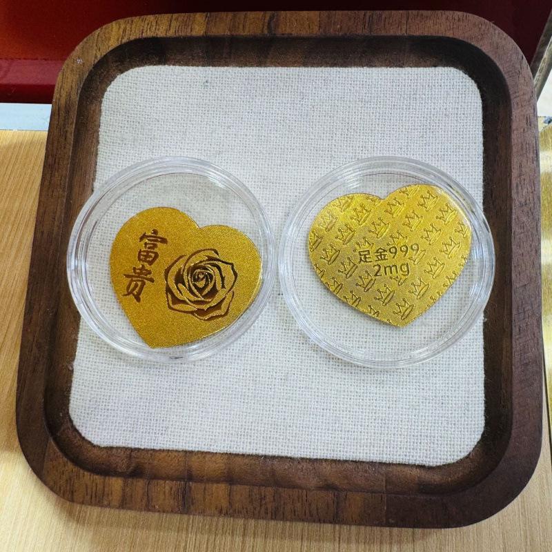 Pure Gold 999 Wealth-Boosting Mobile Phone Sticker - 2mg Gold for Daily Prosperity