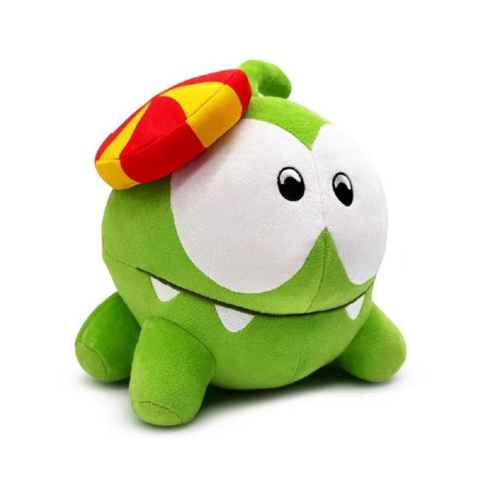 Hot 25cm Om Nom Cute Cartoon Children's Companion Toys Creative Desk Ornaments Animation Peripheral Holiday Gifts