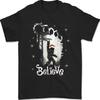 Santa Bigfoot Christmas Lights Funny Sasquatch Footprint Believe Xmas T-Shirt @@ Unisex T-Shirt
