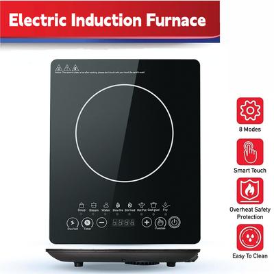 2200W Multifunktionaler Induktionskocher Touchscreen Glasplatte Heizherd Küchenkochgerät