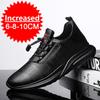 Fashion New Business Genuine Leather Casual Shoes Men Invisible Inner Height 6cm/8cm/10cm Men Sneakers Casual Sneakers Heightening Shoes
