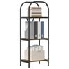 Bücherregal Geräucherte Eiche 40 x 30 x 109 cm Spanplatte