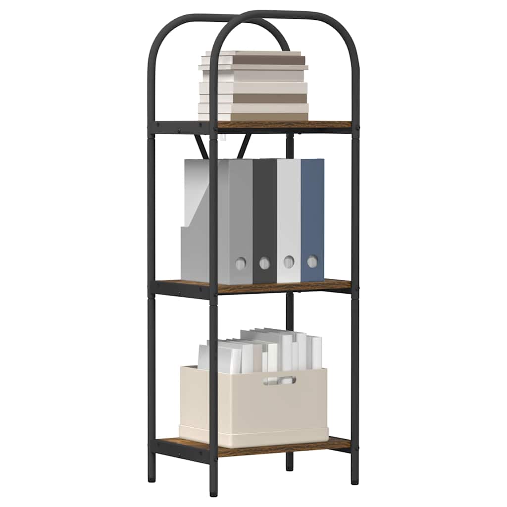 Bücherregal Geräucherte Eiche 40 x 30 x 109 cm Spanplatte