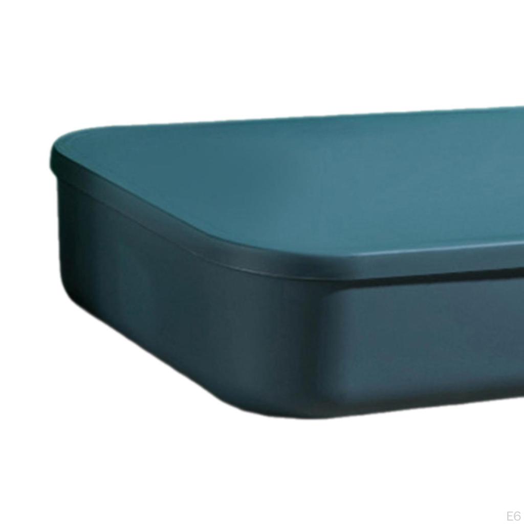Organizador de Estante de Armario Contenedor Caja de Almacenamiento para el Hogar a Prueba de Polvo con Tapa para Sala de Juegos Oficina