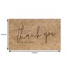 30pcs Natural Kraft Paper Thank You Card Enterprise Store Business Thank You Order Card Wholesale Custom Gift Decoration Card