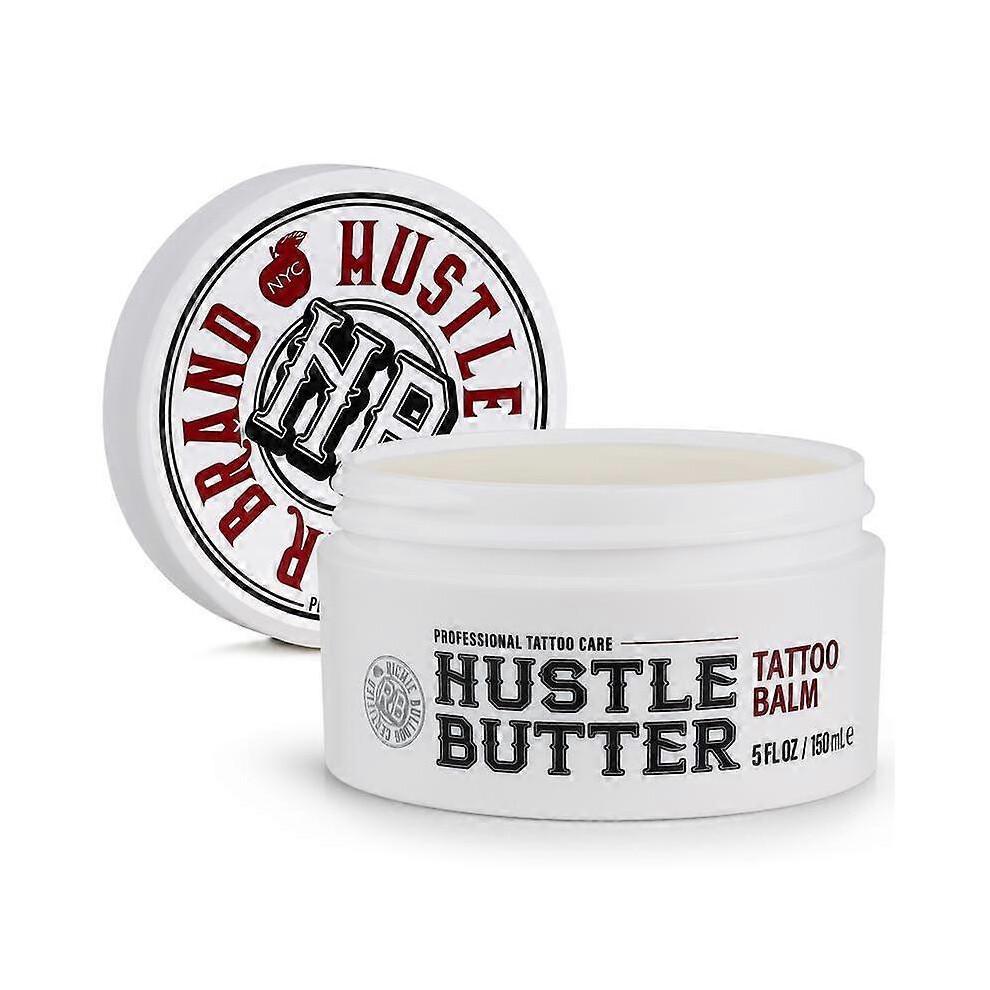 Hustle Butter 5oz Tattoo Balm for New & Older Tattoos - Safe While Healing - Moisturizes and Rejuvenates Tattoo Aftercare Cosmetics