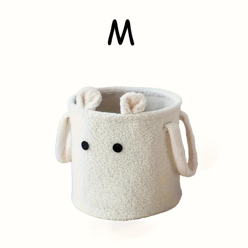 Thick Plush Cartoon Storage Bin Large Capacity Kids Toy Blocks Organizer Multifunctional Laundry Basket белый 9300₽