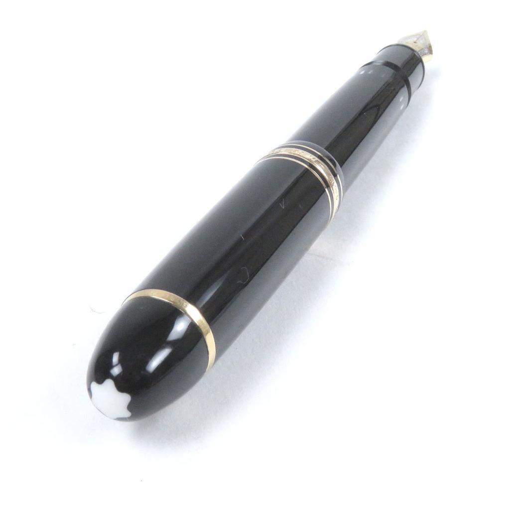 Very Good MONTBLANC fountain pen Meisterstck 149 Cap type Black gold 18K mens Used