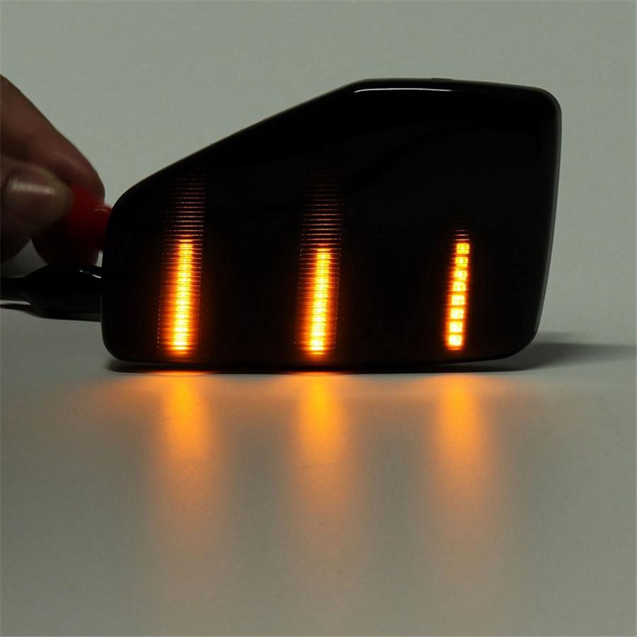 Dynamic LED Front Fender Side Marker Lights Fit For 05/06-10 Hummer H3/09-10 H3T