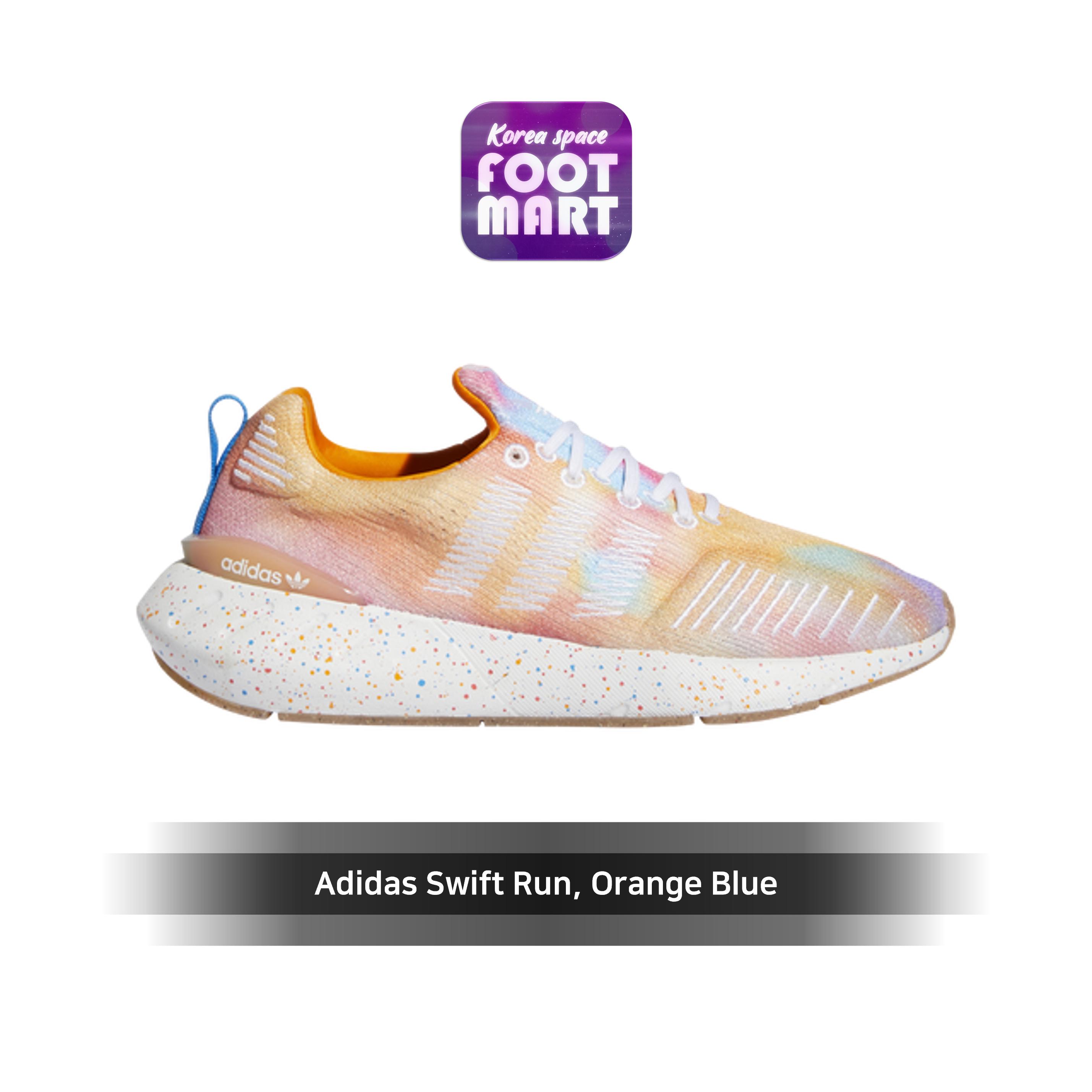 

[Adidas] Adidas Swift Run, Orange Rush-Semi Turbo-Bright Blue