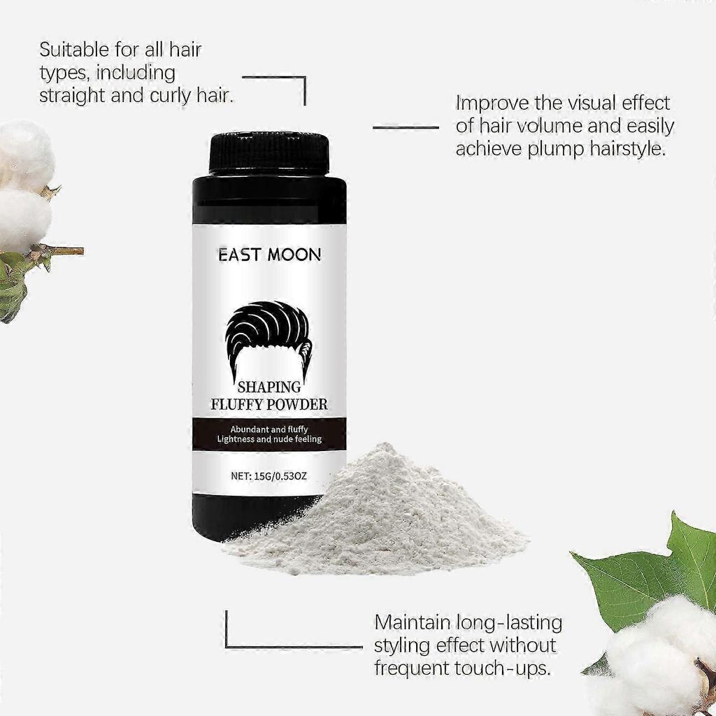 EAST MOON Hair Volume Styling Powder Fluffy Styling High Head Natural Seamless 15g