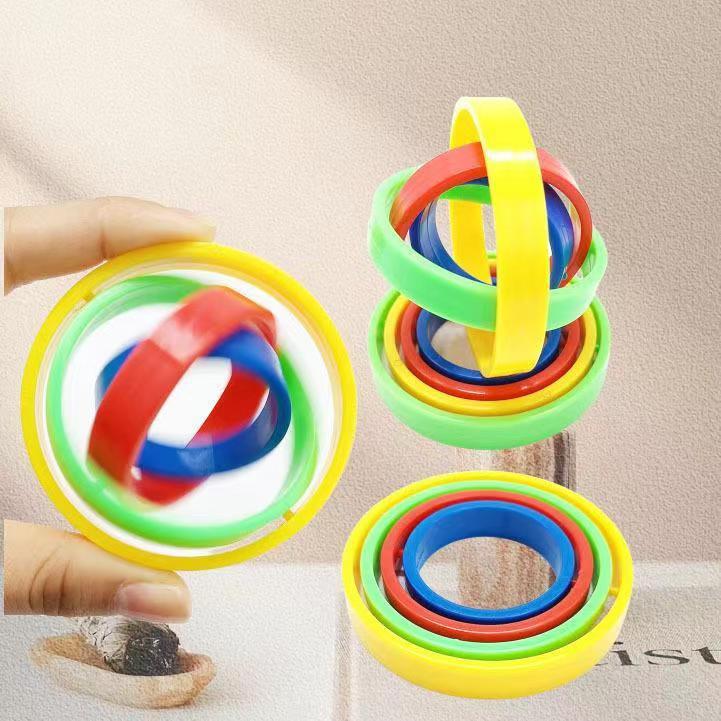 1 STÜCK Neuheit Unendlicher Flip Lustiger Spinner Fidget Kreisel Spielzeug Coole Gadgets Spaß Stressabbau Geschenke Kinder Goodie Bag Füllungen