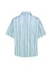 HYDROGEN Uni Stripe Pattern Graphic Short Sleeve Shirt