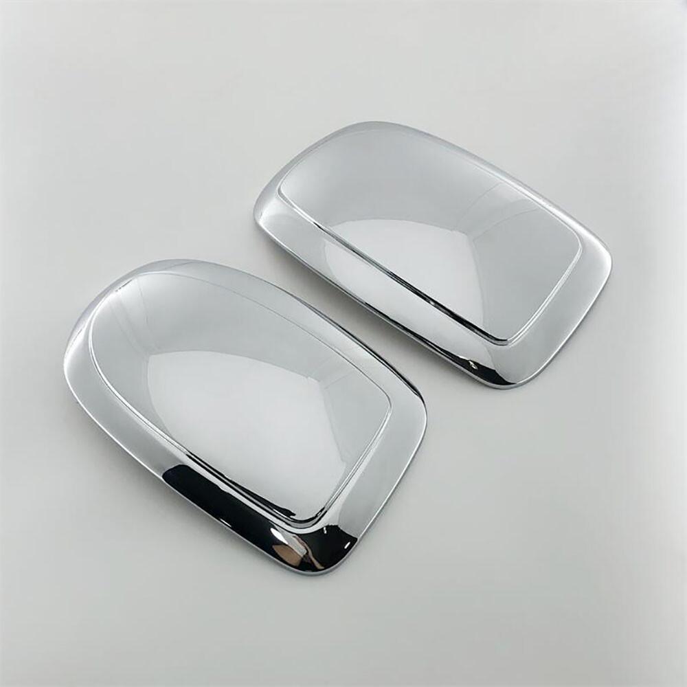 1Pair Chrome Door Mirror Cover For Silverado Avalanche Tahoe GMC Sierra Yukon