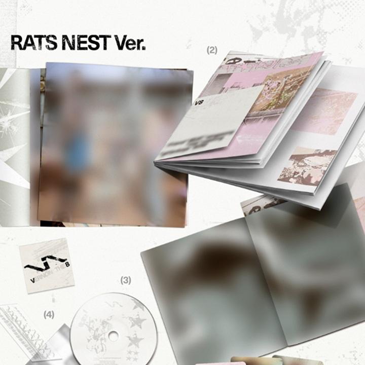 [Pre-Order]SEVENTEEN V8 1st Mini Album 'V8' (Set:RATS NEST Ver. + REV Ver.) *Shipping Starts On June 29