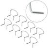 1set  Door Handle Wind@w Crank Retainer Horseshoe Clip Set For Chevrolet