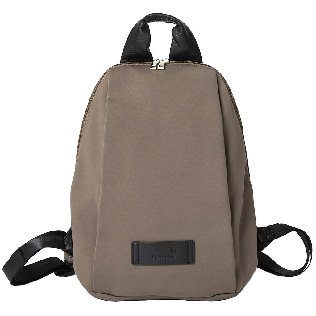 Players Spondish Backpack Mini 91211507 Women's Backpack 91211507B Mocha, Approximately 28cm Wide x 34cm Long x 12cm Deep