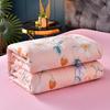 Flowers Printed Summer Quilted Quilt Floral Style Lightweight Air-conditioning Thin Comforter Soft Breathable Blanket Washable