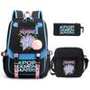 Witch Hunters Kpopdemonhunters Student School Bag Shoulder Bag Casual Pencil Bag Three-Piece Set